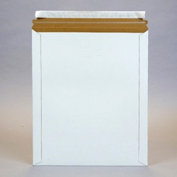 White Rigid Mailer for Ephemera.